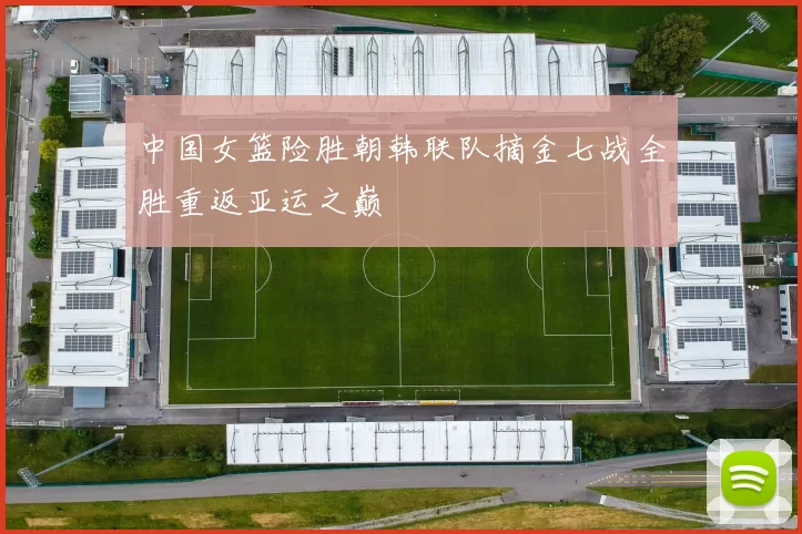 中国女篮险胜朝韩联队摘金七战全胜重返亚运之巅